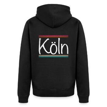 Cologne - Veste à capuche bio Premium Unisexe - noir - Dos - Nico (187cm)