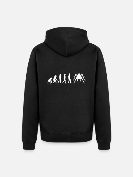Tarantula - Unisex Premium Organic Zip Hoodie - black
