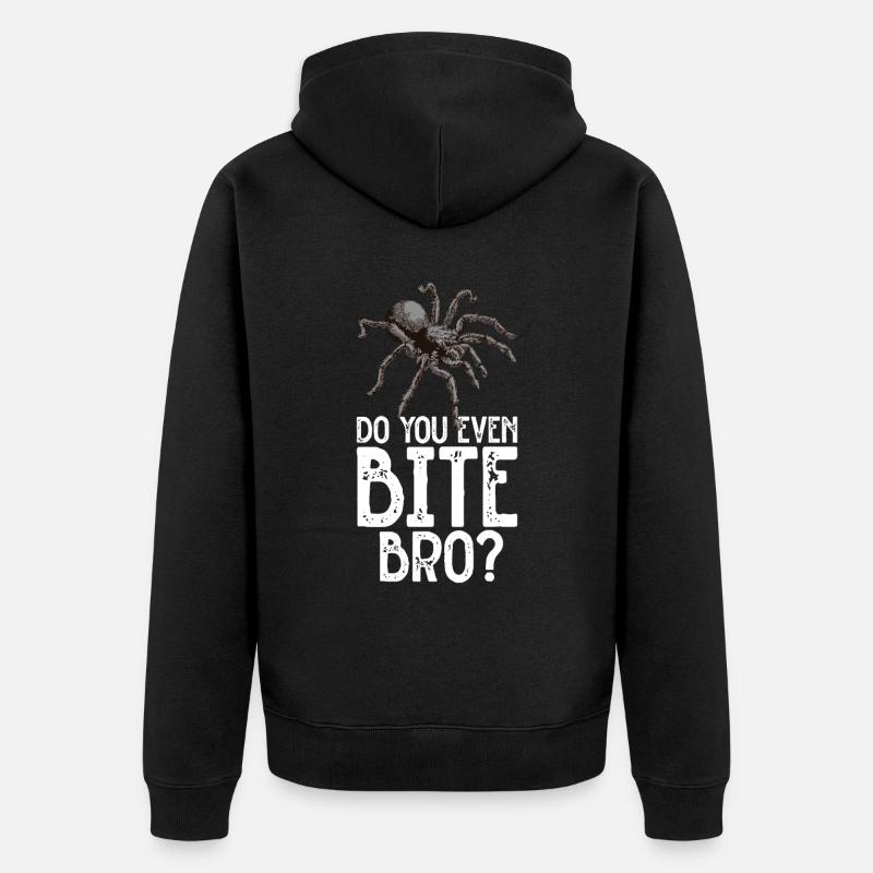 Tarentule - Veste à capuche bio Premium Unisexe - noir