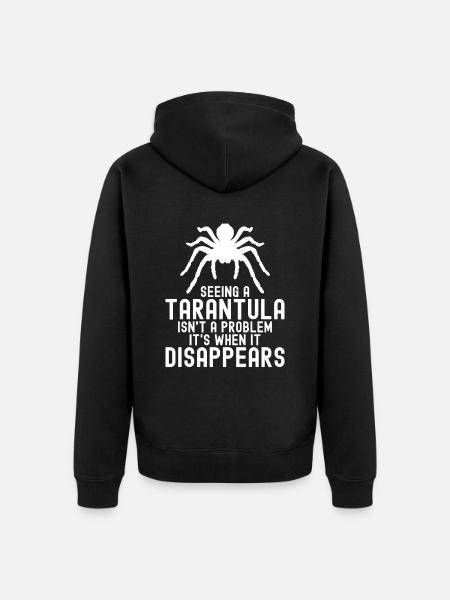 Tarentule - Veste à capuche bio Premium Unisexe - noir