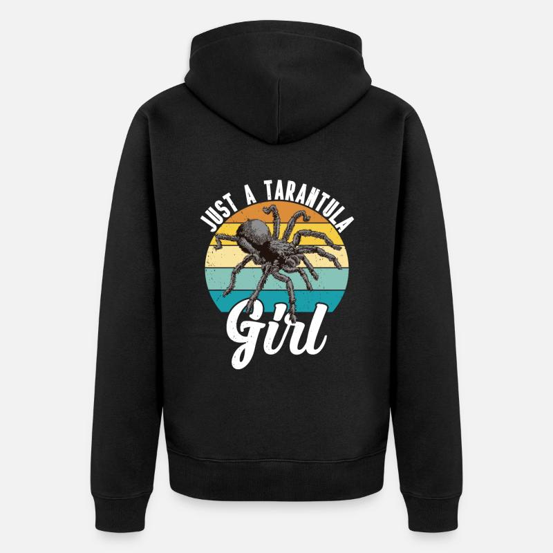 Tarentule - Veste à capuche bio Premium Unisexe - noir