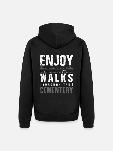 Funeral Homes, Funeral Homes - Unisex Premium Organic Zip Hoodie - black