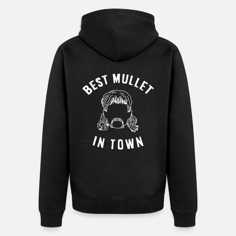 propriétaire de mulet, mulet - Veste à capuche bio Premium Unisexe - noir