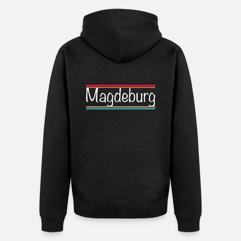 Magdebourg - Veste à capuche bio Premium Unisexe - noir