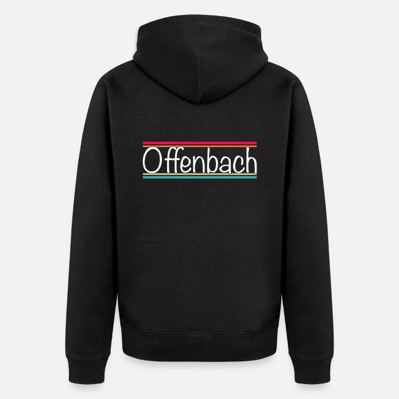Offenbach - Veste à capuche bio Premium Unisexe - noir