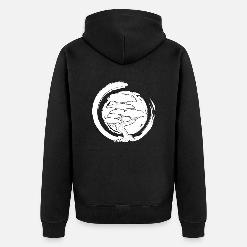 Bonsaï - Veste à capuche bio Premium Unisexe - noir