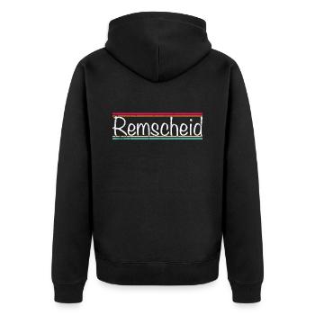Remscheid - Veste à capuche bio Premium Unisexe - noir - Dos - Nico (187cm)