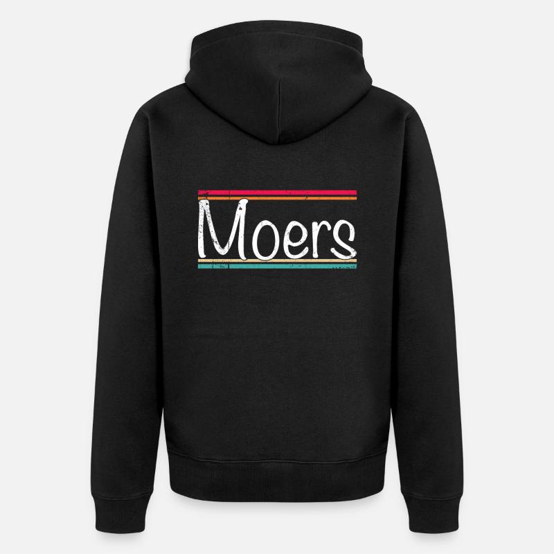 Moers - Veste à capuche bio Premium Unisexe - noir