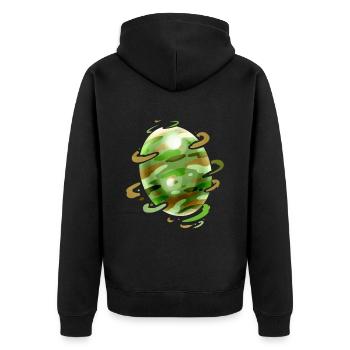 Camouflage Oeuf de Pâques peint pour la chasse aux œufs On - Veste à capuche bio Premium Unisexe - noir - Dos - Nico (187cm)