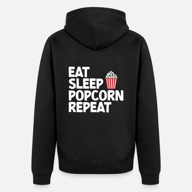Pop-corn - Veste à capuche bio Premium Unisexe - noir