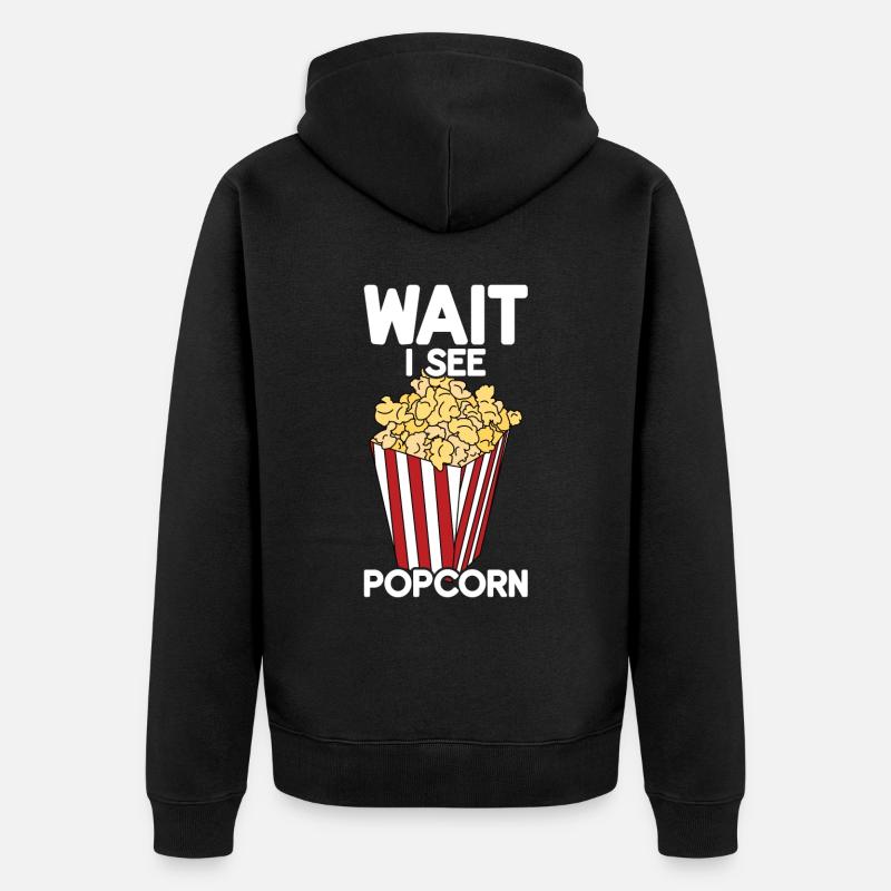Pop-corn - Veste à capuche bio Premium Unisexe - noir