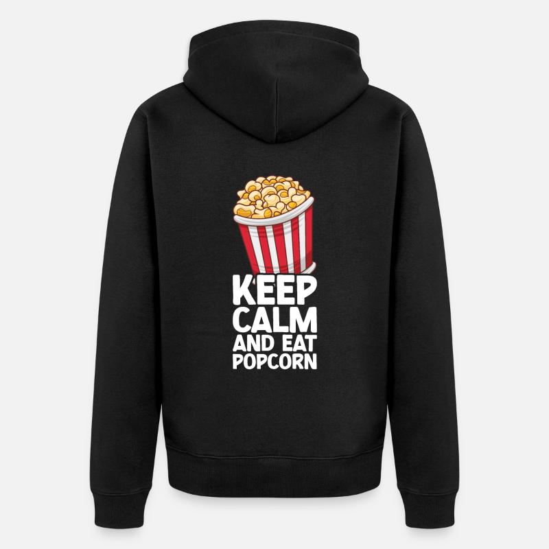 Pop-corn - Veste à capuche bio Premium Unisexe - noir