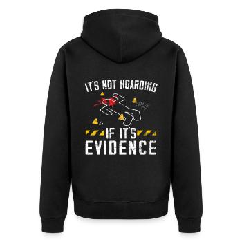 Forensic Scientist - Forensic Criminology - Unisex Premium Organic Zip Hoodie - black - Back - Nico (187cm)