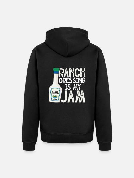 Ranch -Dressing -Ranch -Salatdressing - Unisex Premium Bio Zip Hoodie - Schwarz