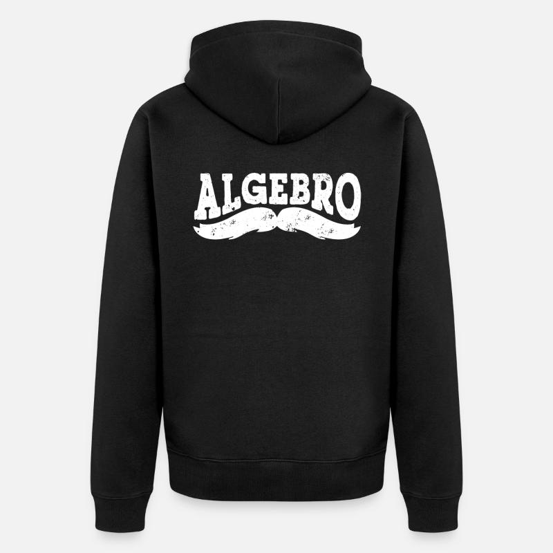Algèbre, Analyse, Science, Mathématiques - Veste à capuche bio Premium Unisexe - noir