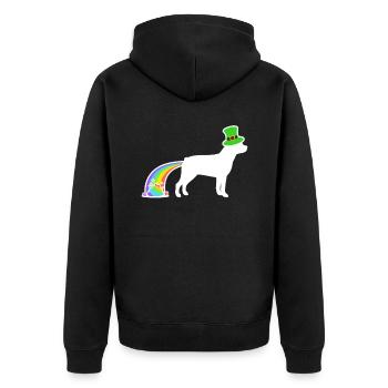 Le Chien de Saint-Patrick - Cane Corso - Veste à capuche bio Premium Unisexe - noir - Dos - Nico (187cm)
