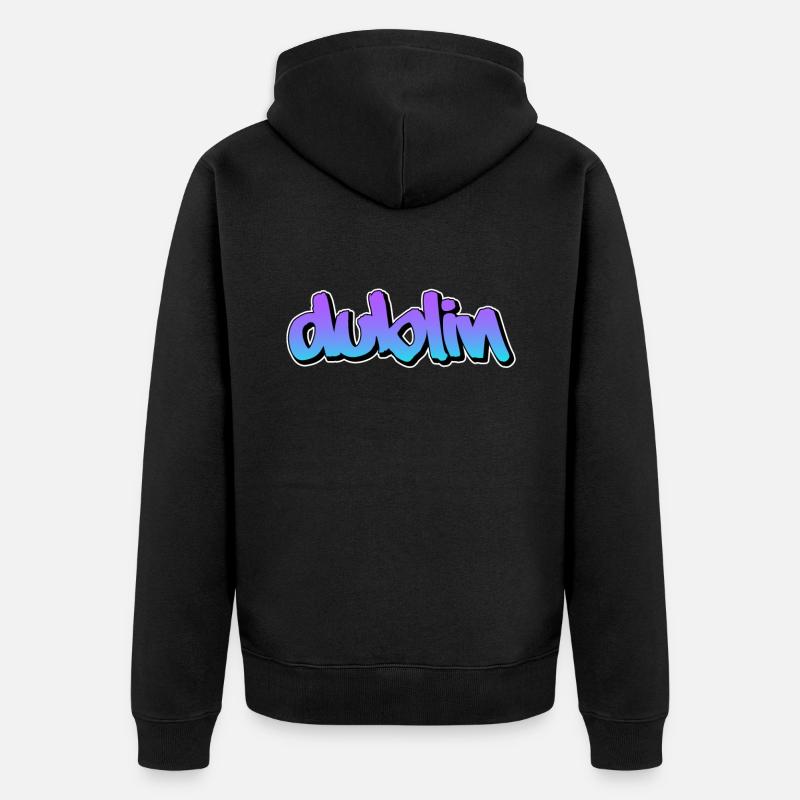 Dublin - Veste à capuche bio Premium Unisexe - noir