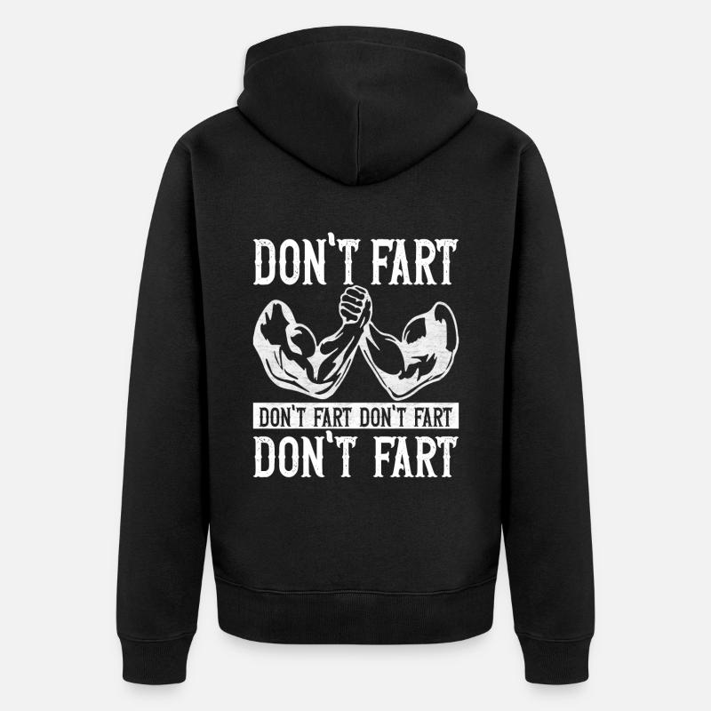 Bras de fer - Veste à capuche bio Premium Unisexe - noir