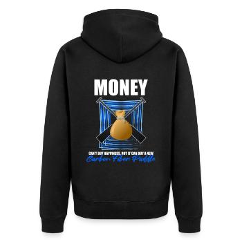 Dragon Boat Racing Design for Dragon Boating - Unisex Premium Organic Zip Hoodie - black - Back - Nico (187cm)