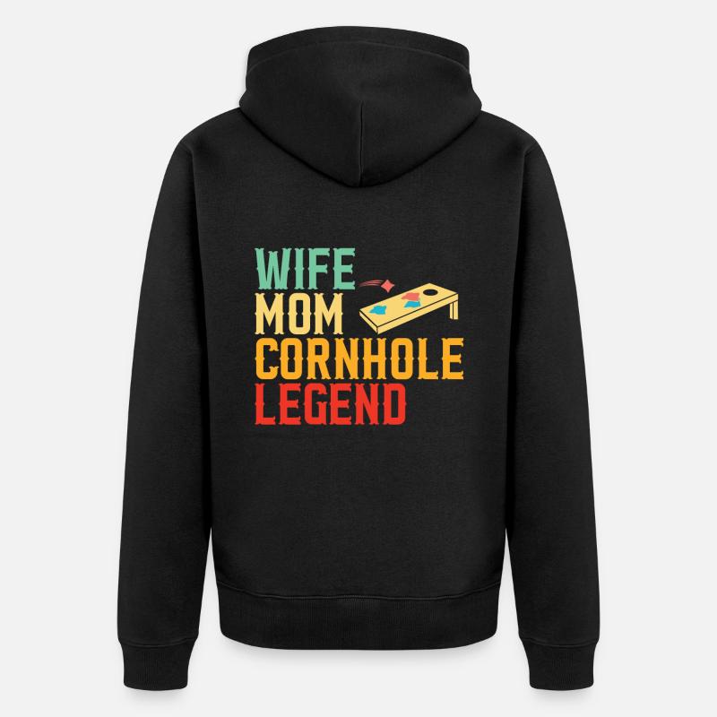 Cornhole - Veste à capuche bio Premium Unisexe - noir