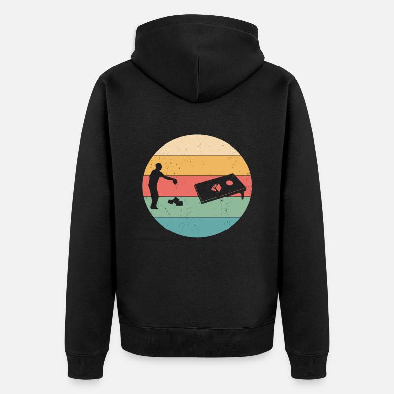 Cornhole - Veste à capuche bio Premium Unisexe - noir