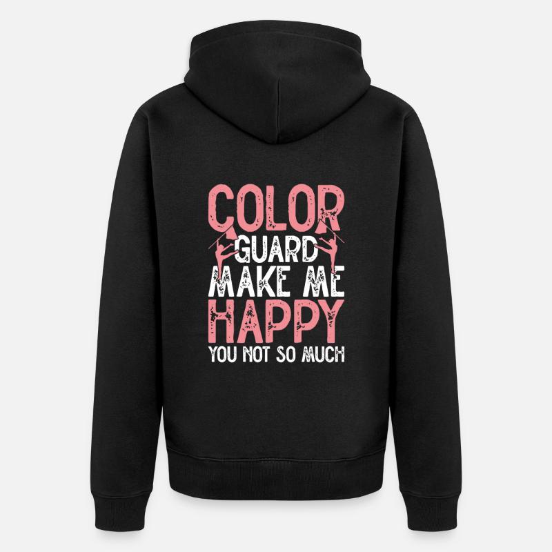 Protection des couleurs - Veste à capuche bio Premium Unisexe - noir