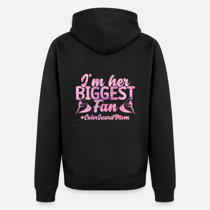 Farbschutz - Unisex Premium Bio Zip Hoodie - Schwarz