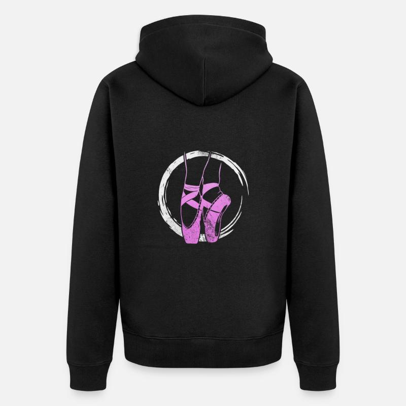 Ballet - Veste à capuche bio Premium Unisexe - noir