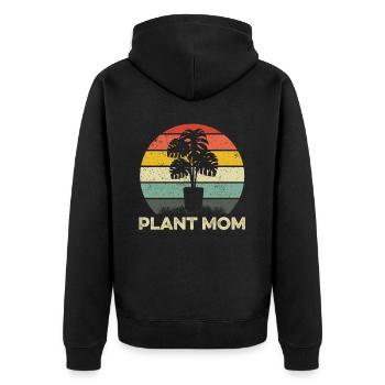 Hobby Jardinier Jardin Mère Horticulture Maman - Veste à capuche bio Premium Unisexe - noir - Dos - Nico (187cm)