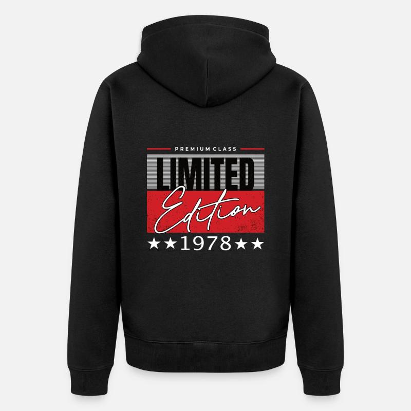 Édition limitée 1978 - Veste à capuche bio Premium Unisexe - noir