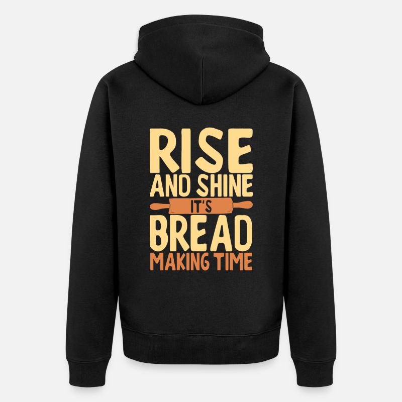 Boulangerie Baker Boulangerie - Veste à capuche bio Premium Unisexe - noir