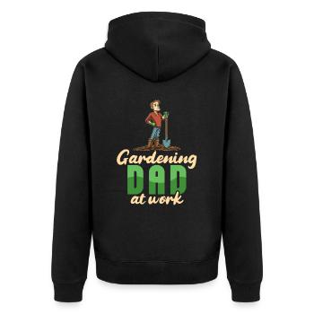Hobby Gardener Garden Funny Gardening Father - Veste à capuche bio Premium Unisexe - noir - Dos - Nico (187cm)