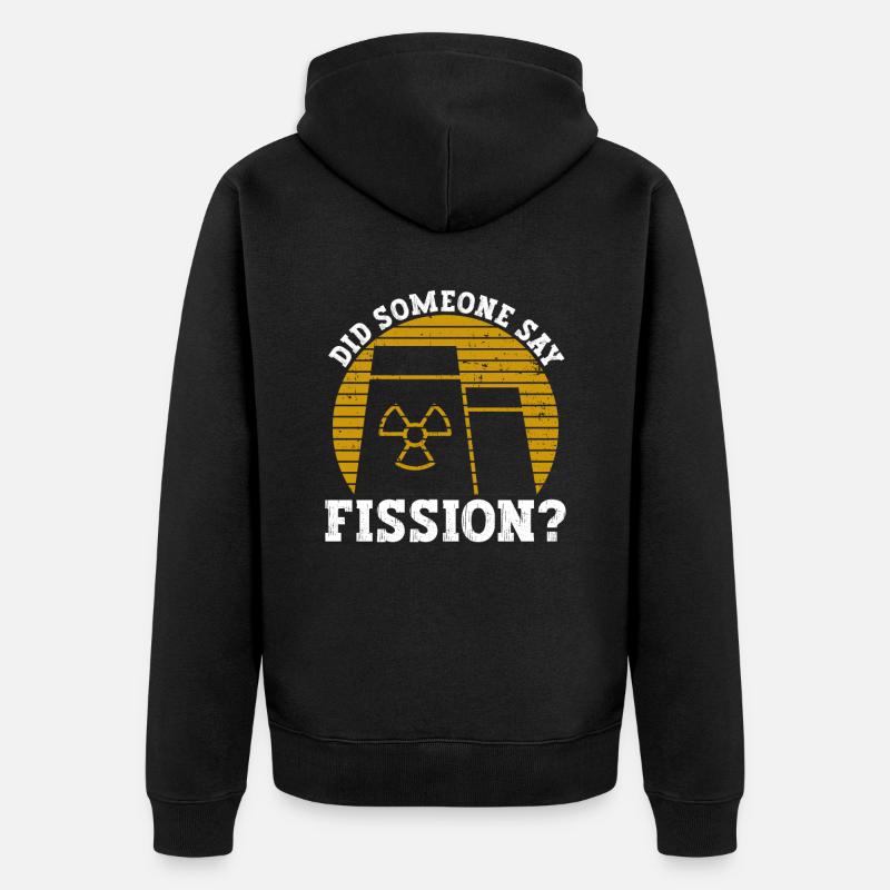 Kernkraftwerk Und Nuklearstrahlung - Veste à capuche bio Premium Unisexe - noir