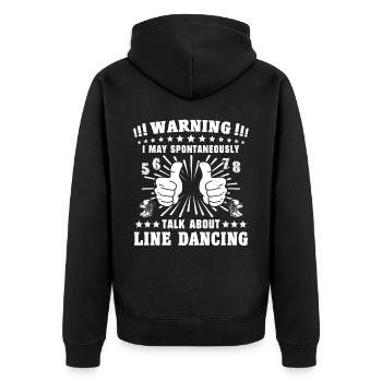 Danse en ligne Danse en ligne - Veste à capuche bio Premium Unisexe - noir - Dos - Nico (187cm)
