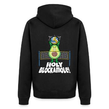 Blocus sacré - Veste à capuche bio Premium Unisexe - noir - Dos - Nico (187cm)