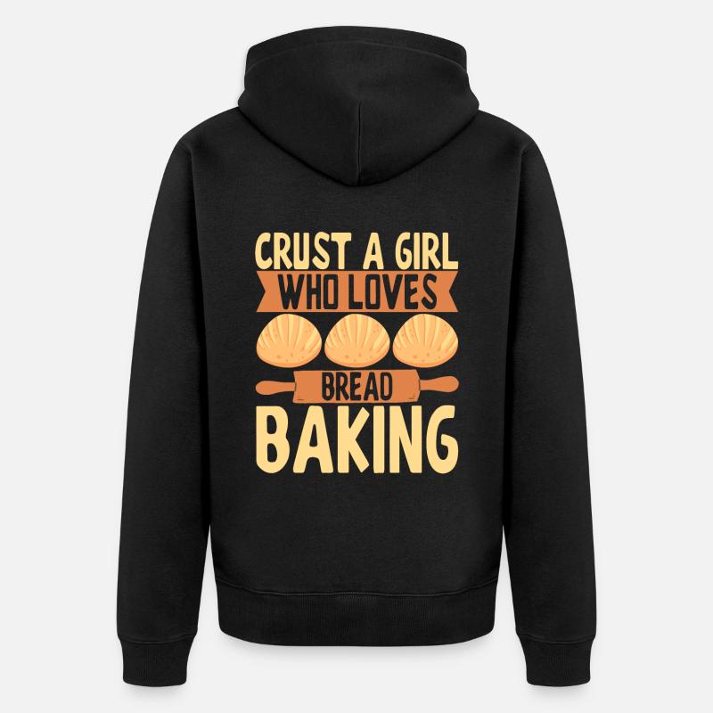 Boulangerie Baker Boulangerie - Veste à capuche bio Premium Unisexe - noir