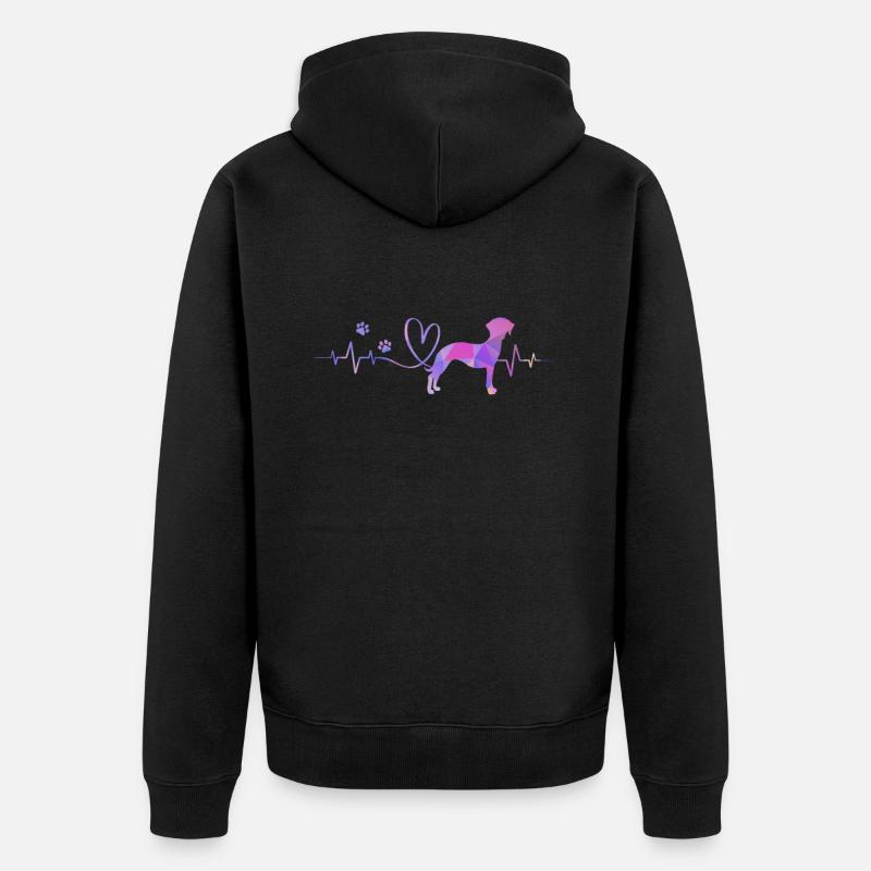Whippet - Veste à capuche bio Premium Unisexe - noir