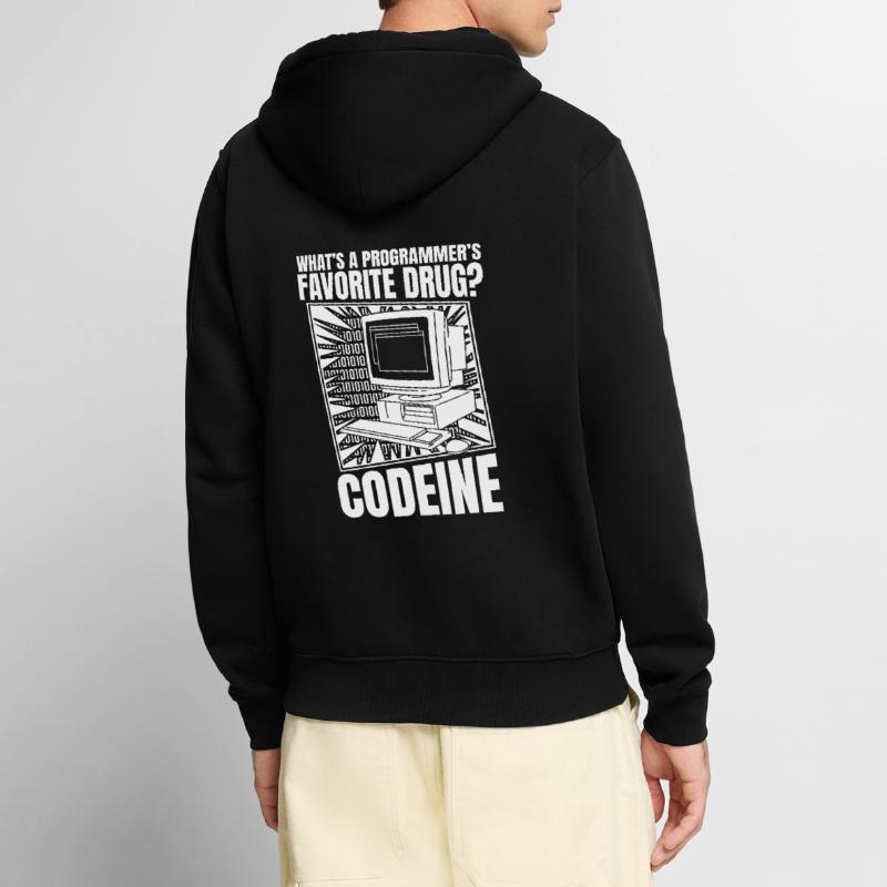 Developer Coder Programmer Computer Veste à capuche bio Premium Unisexe