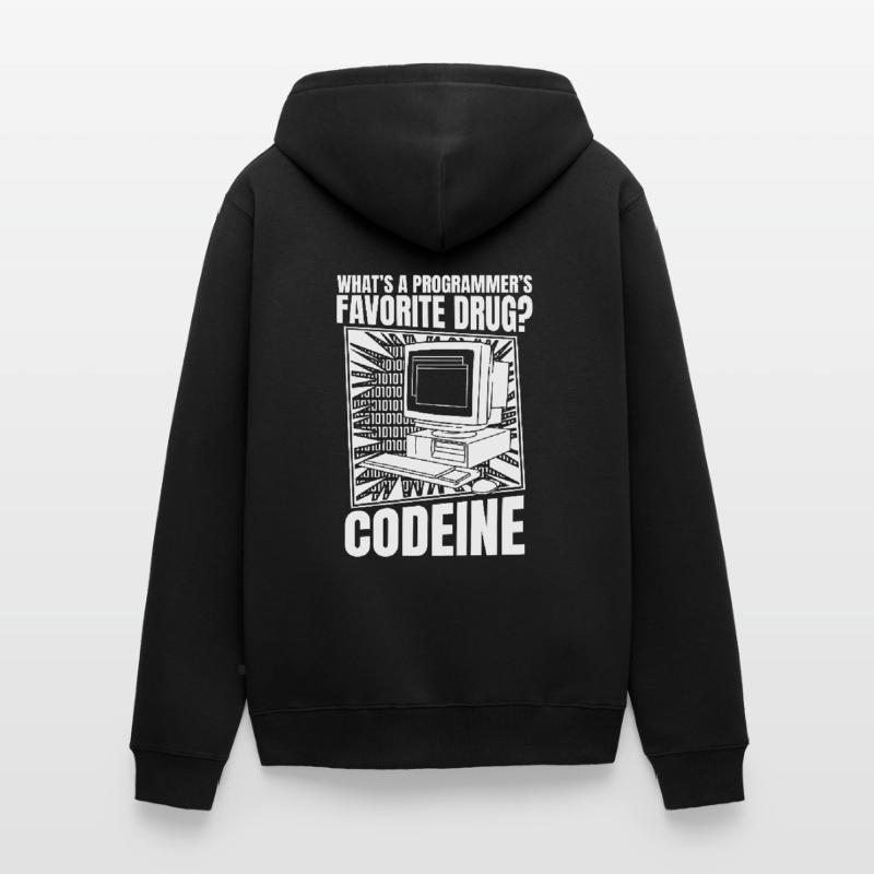 Developer Coder Programmer Computer Veste à capuche bio Premium Unisexe