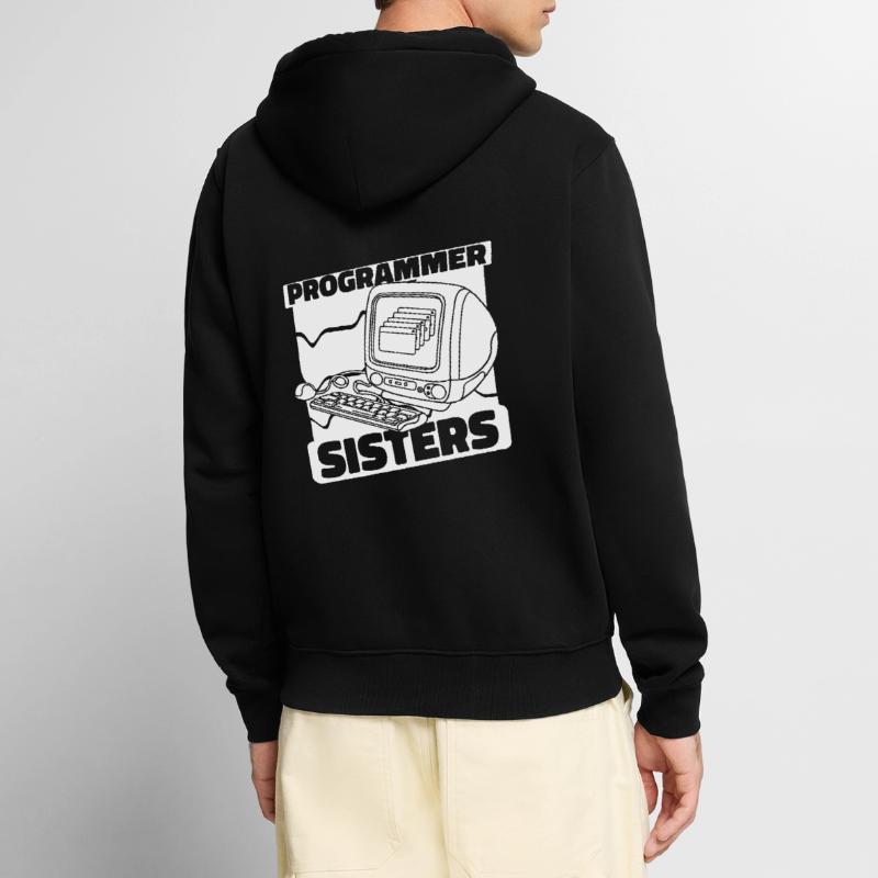Developer Coder Programmer Computer Veste à capuche bio Premium Unisexe