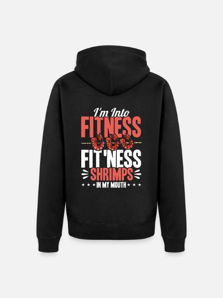 Seafood Lover Gift Seafood - Unisex Premium Organic Zip Hoodie - black