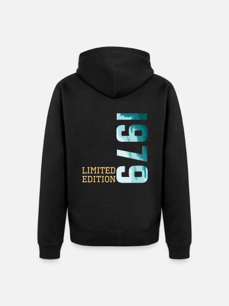 1979 Limited Edition - Unisex Premium Organic Zip Hoodie - black