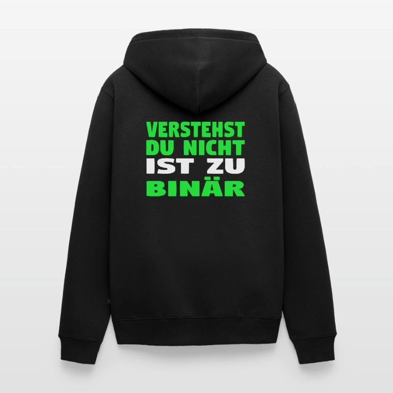 Informatik Computer Programmierer Entwickler Coder Unisex Premium Bio Zip Hoodie
