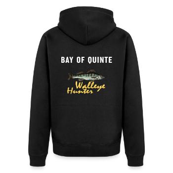 Pêche au Nebraska - Zander Hunter - Veste à capuche bio Premium Unisexe - noir - Dos - Nico (187cm)