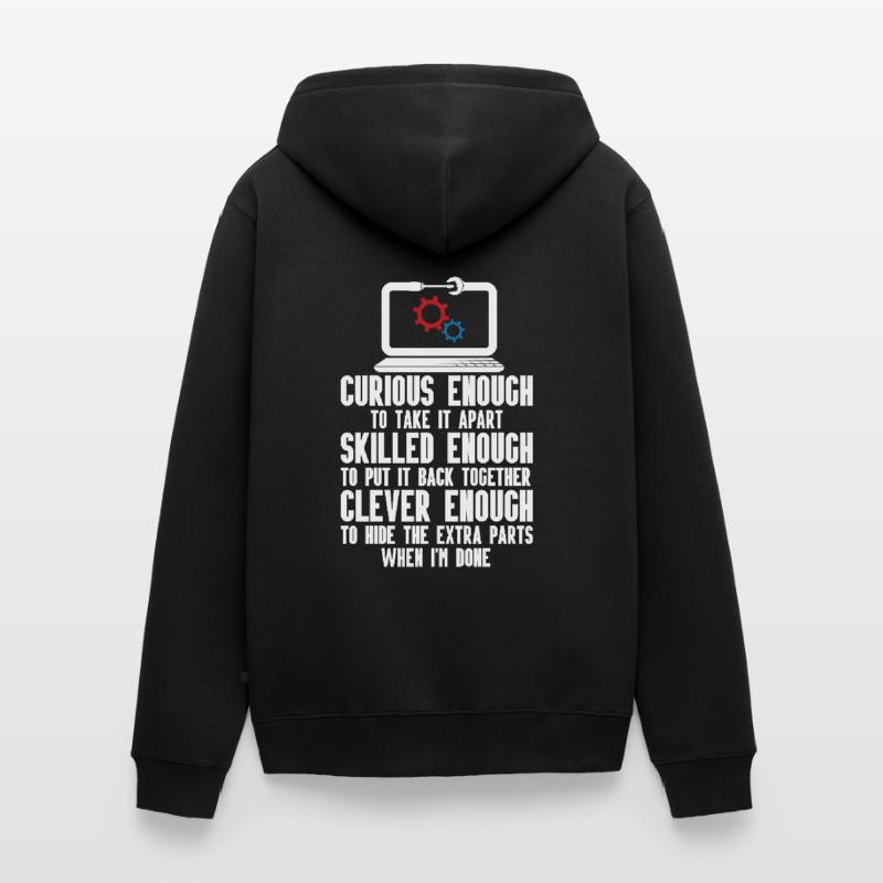Computer Repair Technology Support Technology Unisex Premium Organic Zip Hoodie