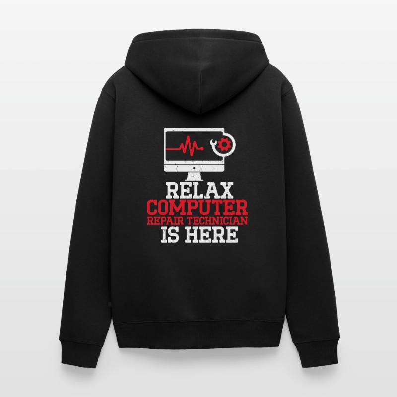 Computer Repair Technology Support Technology Unisex Premium Organic Zip Hoodie