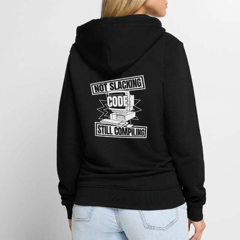 Developer Coder Programmer Computer Veste à capuche bio Premium Unisexe