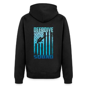 Plongée profonde Freedive DeepDive - Veste à capuche bio Premium Unisexe - noir - Dos - Nico (187cm)