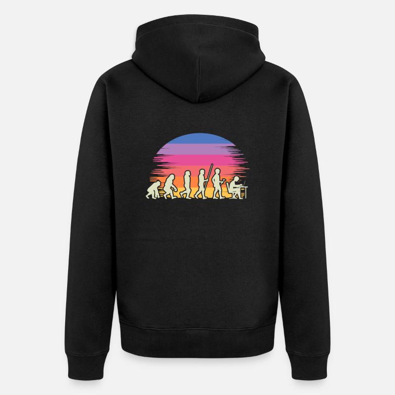 Évolution du jeu - Veste à capuche bio Premium Unisexe - noir