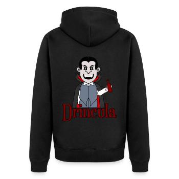 Bière Boire de l’alcool Vampire Schnaps - Veste à capuche bio Premium Unisexe - noir - Dos - Nico (187cm)
